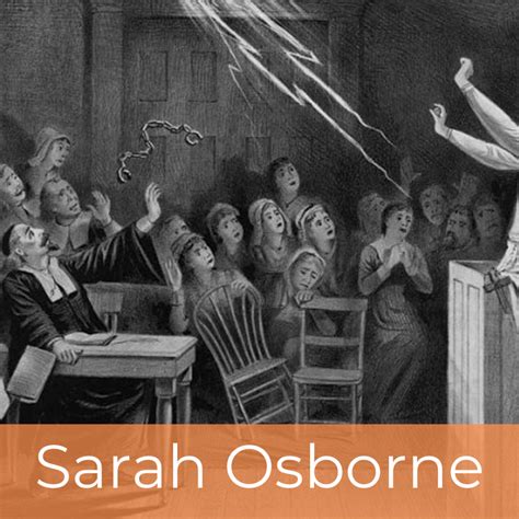 Connection between sarah osborne and the salem witch trials